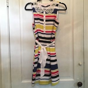 Kensie Button-Down Dress with Collar